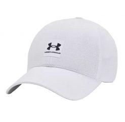 Czapki/Koty Under Armour M Iso-Chill Armourvent Adj Dorosłych. Białe czapki męskie Under Armour, bez wzorów, z materiału, sportowe. Za 172.50 zł.
