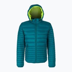 Kurtka puchowa męska CMP. Zielone kurtki męskie CMP, m, bez wzorów, z puchu, bez kaptura. Za 249.99 zł.