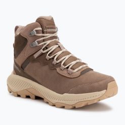 Buty turystyczne damskie Merrell Speed Strike 2 Ltr Thrm Mid Wp. Brązowe obuwie trekkingowe damskie MERRELL. Za 509.99 zł.