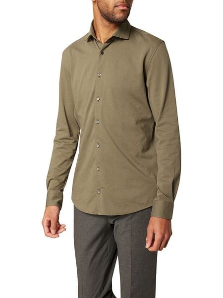 Pierre Cardin Koszula w kolorze khaki rozmiar: L. Brązowe koszule męskie Pierre Cardin, l, bez wzorów, z bawełny, bez kołnierzyka, bez ramiączek. Za 126.99 zł.