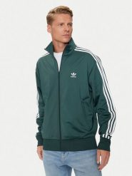 Adidas Bluza adicolor Classics Firebird IY9892 Zielony Loose Fit. Zielone bluzy bez kaptura męskie Adidas, l, z syntetyku. Za 249.99 zł.