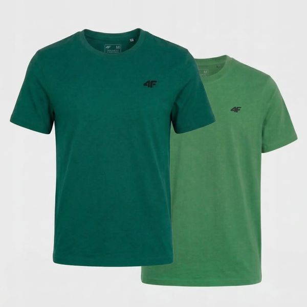 KOSZULKA MĘSKA LIMITOWANA 4F T-SHIRT KOMPLET ZESTAW 2 SZTUKI M M3948 SS26. T-shirty sportowe męskie 4f, m, z bawełny, bez ramiączek, na fitness i siłownię. Za 75.80 zł.
