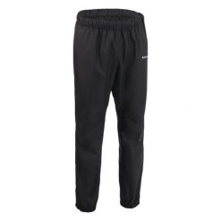 Spodnie do rugby Offload R500 wodoodporne. Czarne spodnie dresowe damskie OFFLOAD, xl, bez wzorów, z dresówki. Za 149.99 zł.