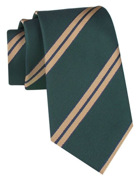 Klubowy, Klasyczny, Męski Krawat - ALTIES - Zielony. Zielone krawaty i muchy męskie Alties, bez wzorów, z tkaniny, eleganckie. Za 49.00 zł.