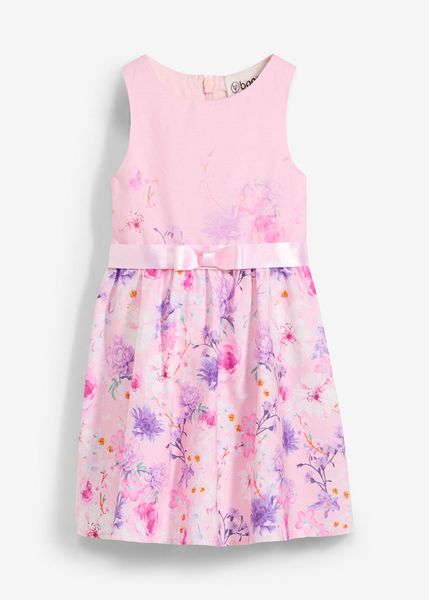 Rozkloszowana sukienka. Czerwone sukienki dziewczęce bonprix, na lato, bez wzorów, bez ramiączek. Za 109.99 zł.