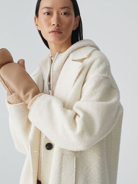 OPUS Rękawiczki w kolorze jasnobrązowym rozmiar: S. Brązowe rękawiczki damskie Opus, bez wzorów, z polaru. Za 73.93 zł.