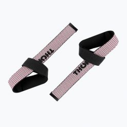 Paski do podnoszenia ciężarów THORN FIT Lifting Straps Anti-Slip pink. Czerwone paski damskie Thorn Fit, bez wzorów, sportowe. Za 52.99 zł.