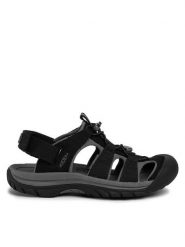 Keen Sandały Rapids H2 1022272 Czarny. Czarne sandały męskie Keen, z materiału, bez zapięcia. Za 239.99 zł.