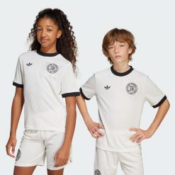 Koszulka Germany Anniversary. Białe t-shirty sportowe męskie Adidas, m, z materiału, bez ramiączek, do piłki nożnej. Za 349.00 zł.