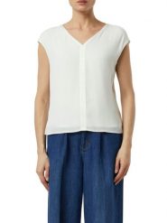 Comma Koszulka Kobiety biały, 44. Białe t-shirty damskie Comma, bez wzorów, z tkaniny, bez kołnierzyka. Za 229.95 zł.