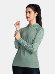 Kilpi Bluza funkcyjna w kolorze zielonym rozmiar: 46. Zielone bluzy sportowe damskie Kilpi, z materiału. Za 158.10 zł.