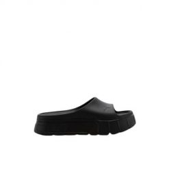 Klapki damskie Puma Mayze Stack Injex. Czarne klapki damskie Puma, bez wzorów, bez obcasa. Za 249.00 zł.