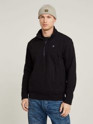 G-Star Bluza w kolorze czarnym rozmiar: L. Czarne bluzy bez kaptura męskie G-Star, l, z bawełny. Za 174.84 zł.