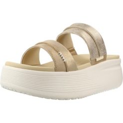 Sandały HEY DUDE AUSTIN SLIDE CLASSIC Złoty. Żółte sandały damskie Hey dude, bez wzorów, z tkaniny, bez obcasa. Za 204.99 zł.