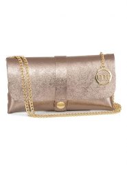 Mia Tomazzi Skórzana torebka "Vipiteno" w kolorze miedzianym - 24 x 13 x 6 cm rozmiar: onesize. Różowe torebki klasyczne damskie Mia Tomazzi, bez wzorów, z materiału, bez dodatków. Za 152.99 zł.