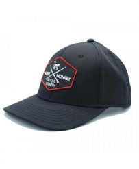 Czapka sportowa - Ochrona UPF50+ - Nylon / Dorośli (Czarny). Czarne czapki męskie SURF MONKEY, z aplikacjami, z elastanu, sportowe. Za 179.95 zł.