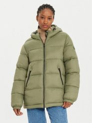 Napapijri Kurtka zimowa A-Box Logo NP0A4HZ2 Zielony Regular Fit. Zielone kurtki damskie Napapijri, na zimę, l, bez wzorów, z syntetyku, bez kaptura. Za 769.99 zł.