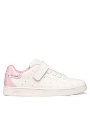 Geox Sneakersy J Eclyper Girl J36LRA 054BJ C0406 S Biały. Białe buty sportowe dziewczęce Geox, bez wzorów, ze skóry, bez zapięcia. Za 209.99 zł.