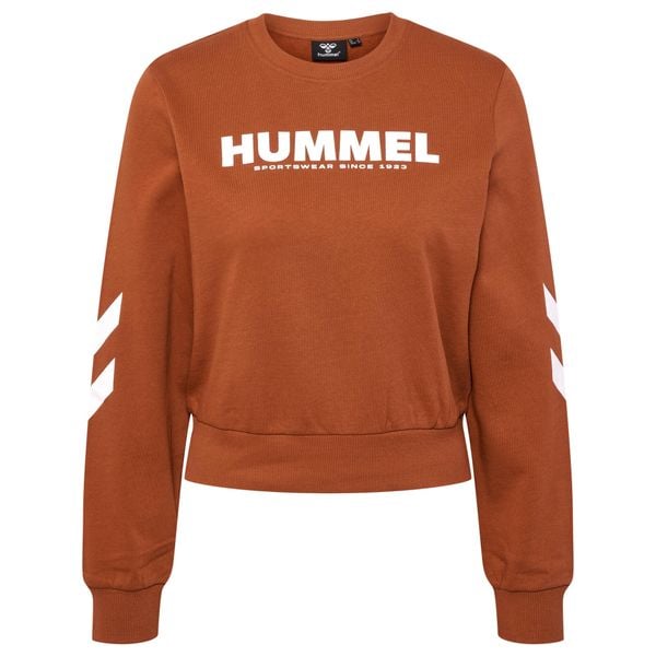 Bluza dla kobiet Hummel Legacy. Brązowe bluzy bez kaptura damskie HUMMEL, xs. Za 167.00 zł.