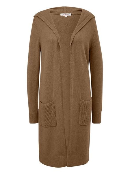 S.Oliver Kardigan w kolorze brązowym rozmiar: 40. Brązowe kardigany damskie S.Oliver, s, bez wzorów, z wełny. Za 122.09 zł.