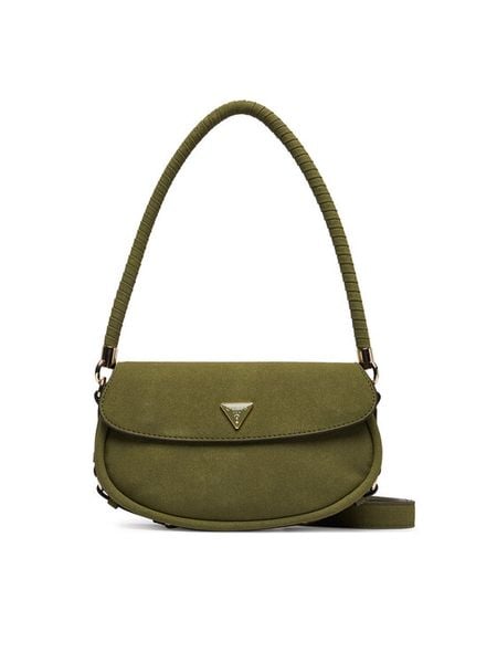 Guess Torebka Danya HWSG99 18190 Zielony ciemny. Zielone torebki klasyczne damskie Guess, z aplikacjami, ze skóry, bez dodatków. Za 349.99 zł.