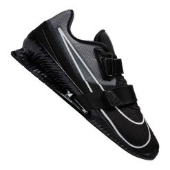 Buty treningowe Nike Romaleos 4 CD3463-010 czarne. Czarne buty fitness męskie na fitness i siłownię. W wyprzedaży za 1,017.42 zł.