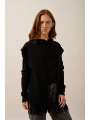 Just Cashmere Kaszmirowy sweter "Victoire" w kolorze czarnym rozmiar: L/XL. Czarne swetry klasyczne damskie Just Cashmere, l, z kaszmiru, bez kołnierzyka. Za 630.99 zł.