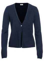 Kardigan z cienkiej dzianiny. Brązowe kardigany damskie bonprix, bez wzorów, z dzianiny. Za 79.99 zł.
