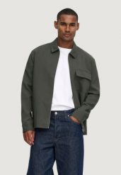 Kurtka Mężczyzna ONLY & SONS Onswill Reg 0292 Zip Overshirt Frml Noos. Zielone kurtki męskie Only & Sons, m, bez wzorów, z elastanu, klasyczne, bez kaptura. Za 271.83 zł.