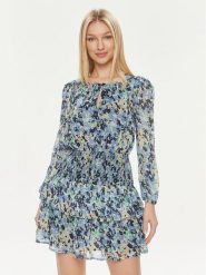 Pepe Jeans Sukienka letnia PL953503 Niebieski Regular Fit. Niebieskie sukienki damskie Pepe Jeans, na lato, s, bez wzorów, z jeansu, bez kołnierzyka, bez ramiączek. Za 239.99 zł.