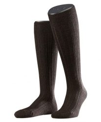 Skarpetki do połowy łydki Falke Teppich Im Schuh. Brązowe skarpetki męskie Falke, bez wzorów, z poliamidu. Za 155.50 zł.