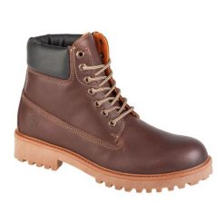 Buty Skórzane Lumberjack River 2 SMH6901-001-B01-CE001 brązowe. Brązowe buty trekkingowe męskie ze skóry, bez zapięcia, trekkingowe. Za 583.99 zł.