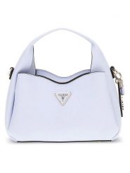 Guess Torebka w kolorze błękitnym - 24 x 17 x 8 cm rozmiar: onesize. Niebieskie torebki klasyczne damskie Guess, z aplikacjami, z materiału, bez dodatków. Za 413.86 zł.