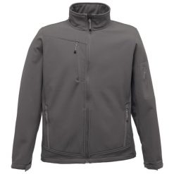 Kurtka Softshellowa Męska Membrana Trójwarstwowa. Czarne kurtki męskie Regatta, m, bez wzorów, z softshellu, sportowe, bez kaptura. Za 288.99 zł.