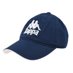 Męska czapka z daszkiem Kappa Vendo Cap. Niebieskie czapki męskie Kappa, bez wzorów, z bawełny, sportowe. Za 39.99 zł.