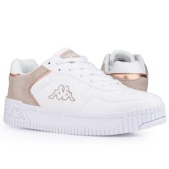 Buty damskie sportowe Kappa AYDIN. Białe buty sportowe na co dzień damskie Kappa, bez wzorów, trekkingowe. W wyprzedaży za 145.00 zł.