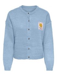 ONLY Kardigan w kolorze błękitnym rozmiar: S. Niebieskie kardigany damskie Only, s, bez wzorów, ze splotem. Za 137.42 zł.