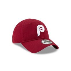 Czapka z daszkiem New Era Phillie MLB Core Classic 2.0. Czerwone czapki męskie New Era, bez wzorów, sportowe. Za 183.00 zł.