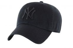 Czapka z daszkiem damska New York Yankees MVP Cap. Czarne czapki z daszkiem damskie 47 Brand, bez wzorów, z bawełny. Za 142.20 zł.
