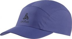 Czapka z daszkiem ODLO Performance Waterproof. Fioletowe czapki męskie Odlo, bez wzorów, z materiału. Za 189.99 zł.