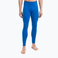 Spodnie termoaktywne męskie icebreaker Merino. Niebieskie bielizna termoaktywna męska Icebreaker, m, bez wzorów. Za 349.99 zł.