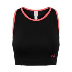 Biustonosz dla kobiet Kari Traa Linnea. Czarne biustonosze sportowe damskie Kari Traa, bez wzorów. Za 273.50 zł.