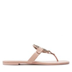 Japonki Tory Burch. Czerwone klapki damskie Tory Burch, bez wzorów, bez obcasa. Za 1,429.00 zł.