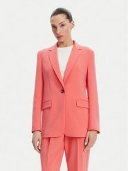 BOSS Marynarka 50490053 Koralowy Regular Fit. Pomarańczowe marynarki i żakiety damskie Boss, bez wzorów, z syntetyku. Za 787.99 zł.