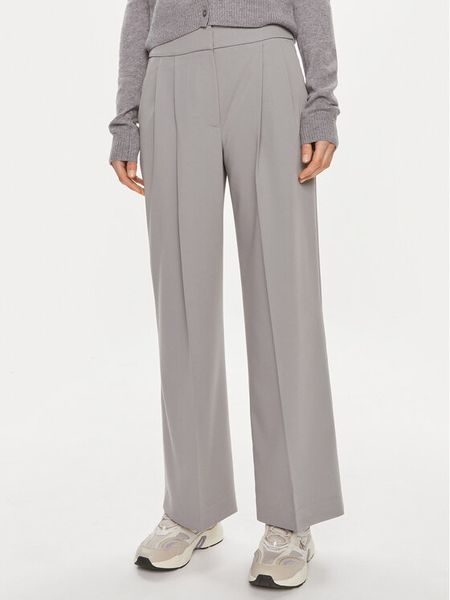 2NDDAY Spodnie materiałowe Miles 2000160151 Szary Regular Fit. Szare spodnie materiałowe damskie 2NDDAY, bez wzorów, z materiału. Za 359.99 zł.