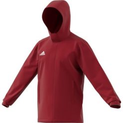 Kurtka piłkarska męska adidas Entrada 22 All Weather Jacket. Białe kurtki męskie Adidas, m, bez wzorów, sportowe, bez kaptura. Za 160.30 zł.