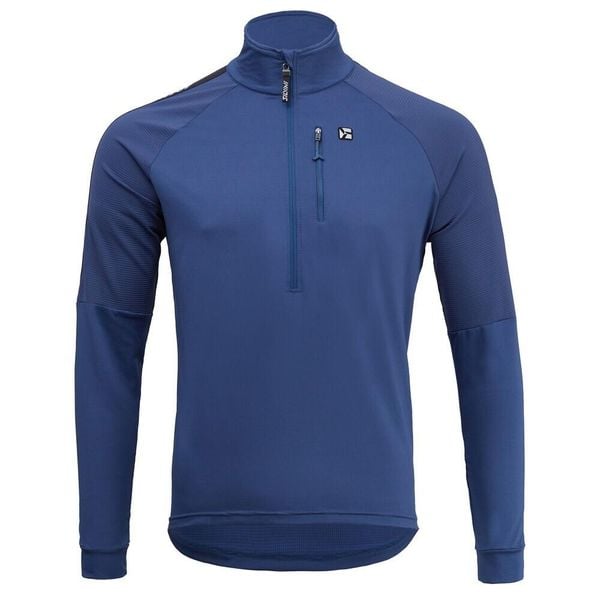Bluza do narciarstwa biegowego z półgolfem męska Silvini Marone MJ1900. Niebieskie bluzy bez kaptura męskie Silvini, m. Za 339.99 zł.