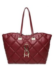 Steve Madden Shopper bag w kolorze czerwonym - 46 x 30 x 9 cm rozmiar: onesize. Czerwone shopper bag damskie Steve Madden, bez wzorów, z materiału, na ramię, pikowane, bez dodatków. Za 262.29 zł.