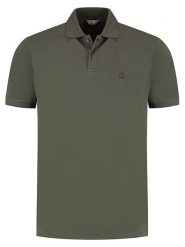 DSTREZZED Koszulka polo w kolorze khaki rozmiar: XXL. Brązowe koszulki polo męskie DSTREZZED, xxl, bez wzorów, z bawełny, bez ramiączek. Za 131.74 zł.