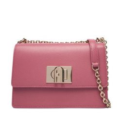 Torebka Furla. Czerwone torebki klasyczne damskie Furla, bez wzorów, wizytowe, bez kołnierzyka, bez ramiączek. Za 1,619.00 zł.